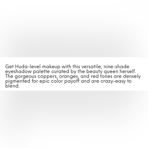 Huda Beauty Topaz Obsessions Eyeshadow Palette - Picture 9 of 9